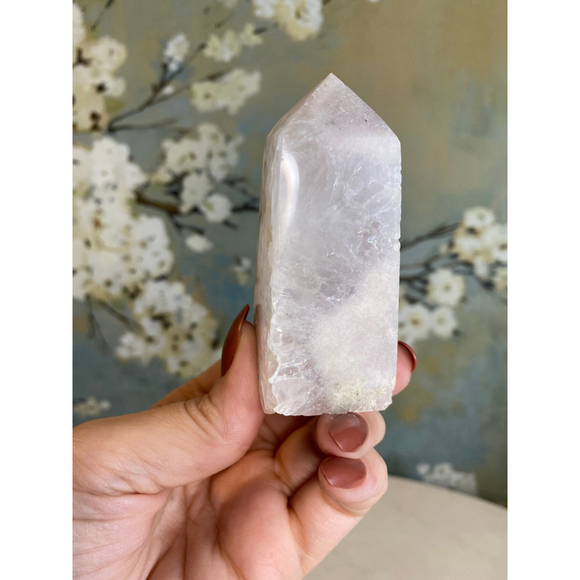 Pink amethyst tower point - Picture 3 of 10